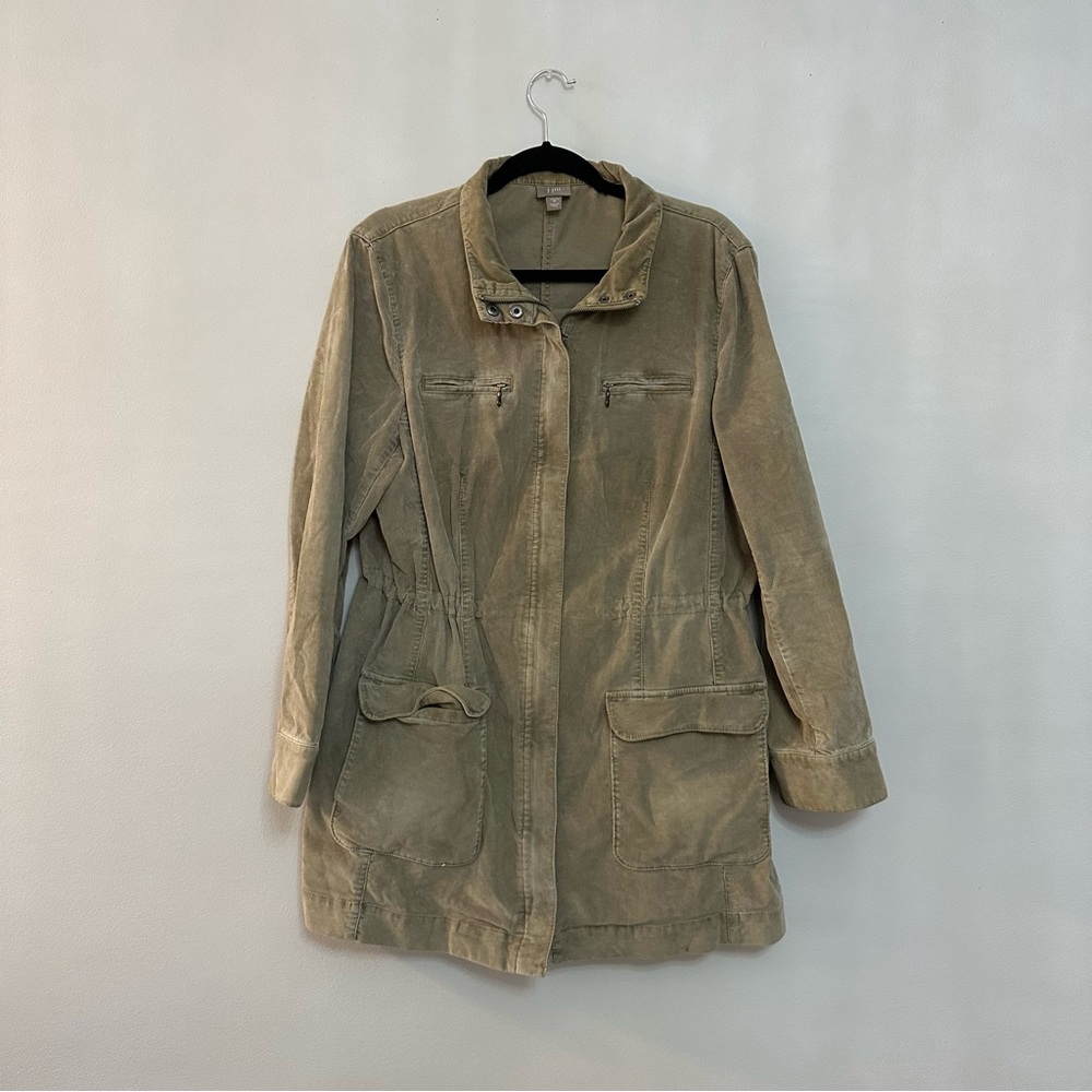 FALL beige/green jacket corduroy